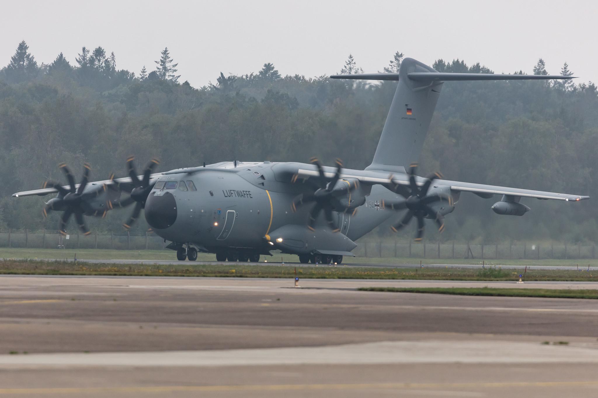 Fliegerhorst Hohn: German Air Force (/ GAF) | Airbus A400M-180 A400 | 54+25 | MSN 085