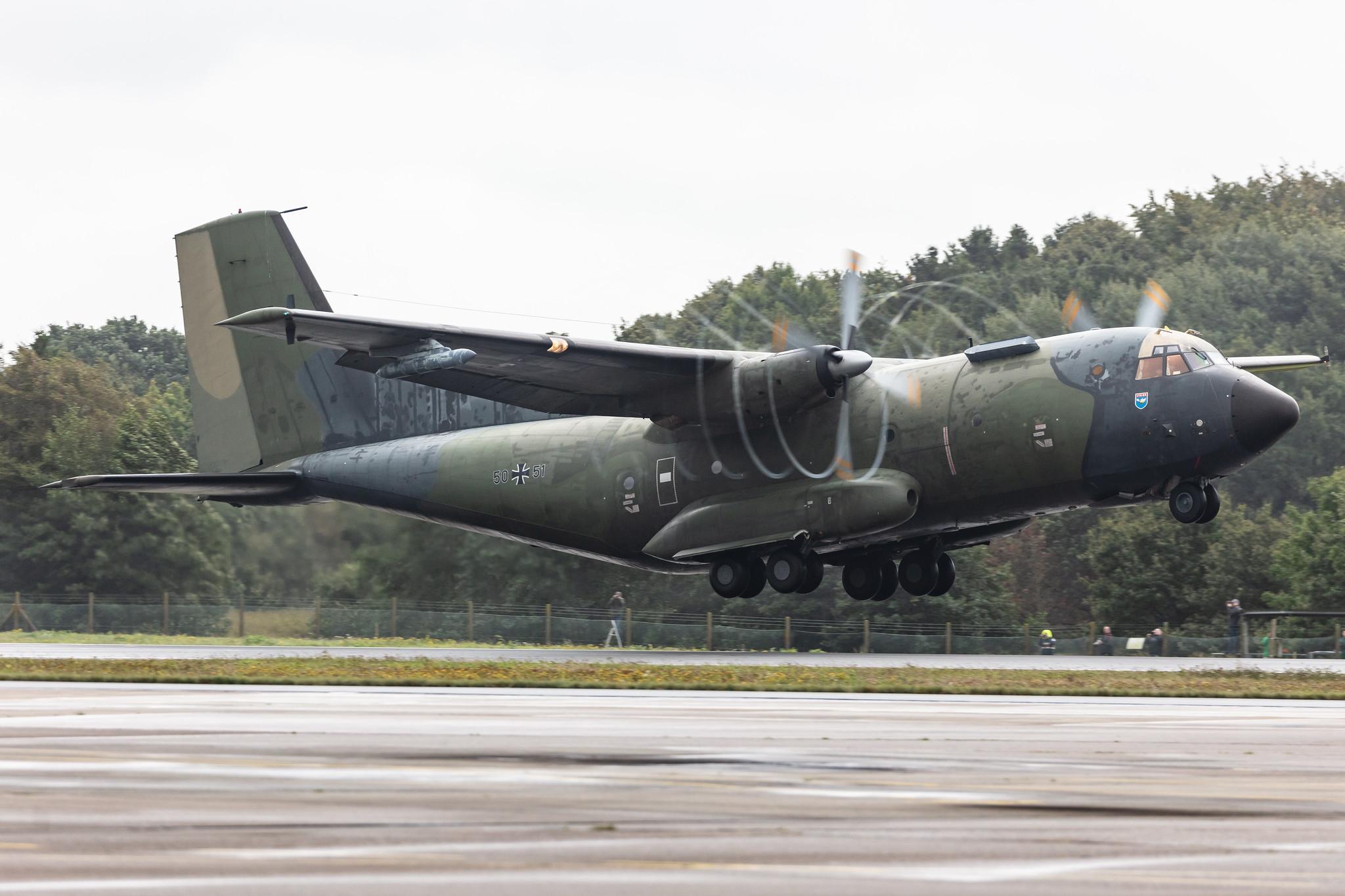 Fliegerhorst Hohn: German Air Force (/ GAF) | Transall C-160D C160 | 50+51 | MSN D73