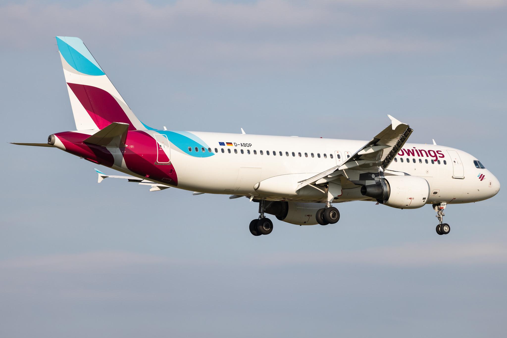 Hamburg Airport: Eurowings (EW / EWG) | Airbus A320-214 A320 | D-ABDP | MSN 3093