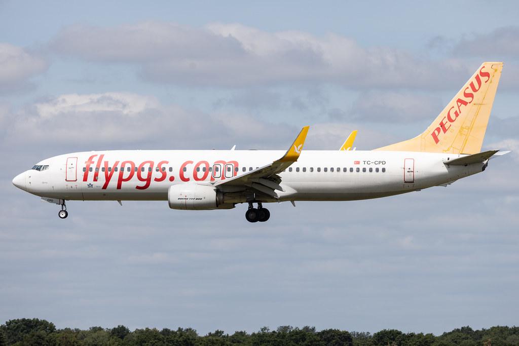 Hamburg Airport: Pegasus (PC / PGT) | Operator: Pegasus Airlines |  Boeing 737-82R B738 | TC-CPD | MSN 40726