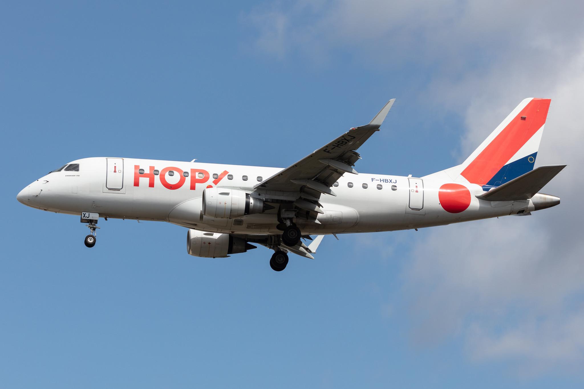 Frankfurt Airport: Air France (AF / AFR) | Operator: Air France Hop |  Embraer E170STD E170 | F-HBXJ | MSN 17000312