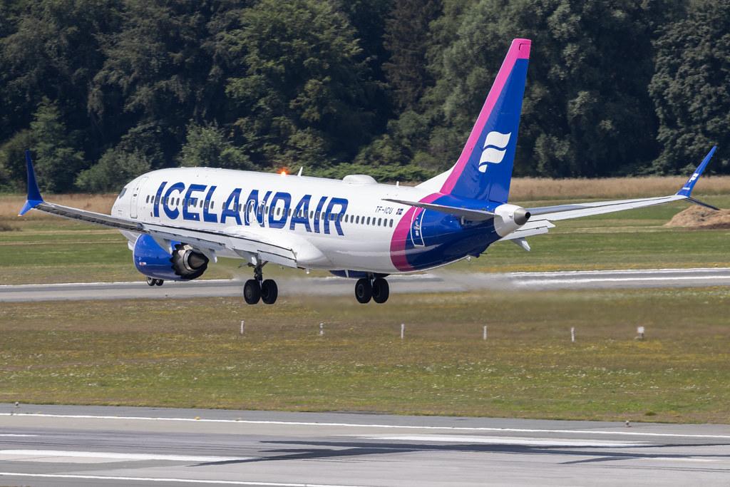 Hamburg Airport: Icelandair (FI / ICE) | Boeing 737 MAX 8 B38M | TF-ICU | MSN 44355