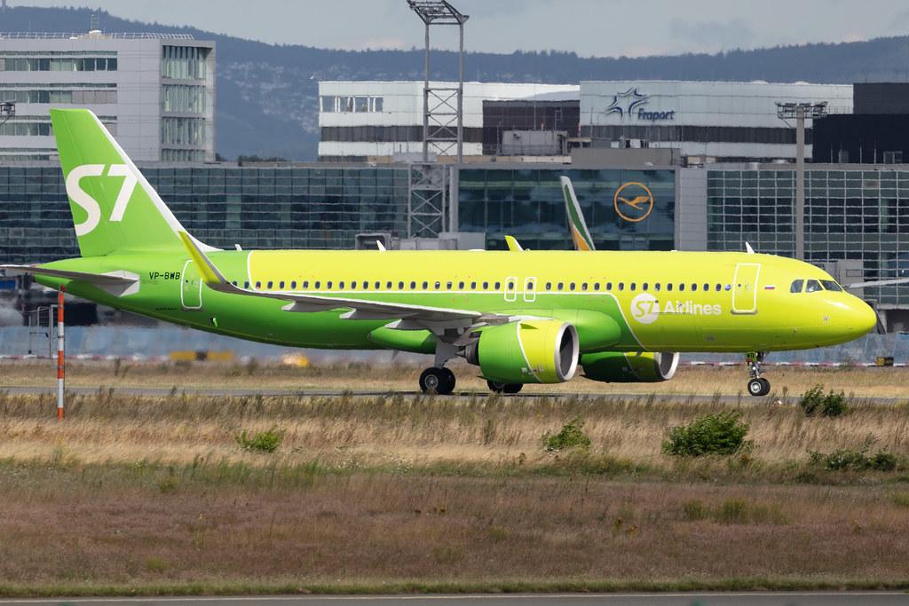 Frankfurt Airport: S7 Airlines (S7 / SBI) |  Airbus A320-271N A20N | VP-BWB | MSN 8875