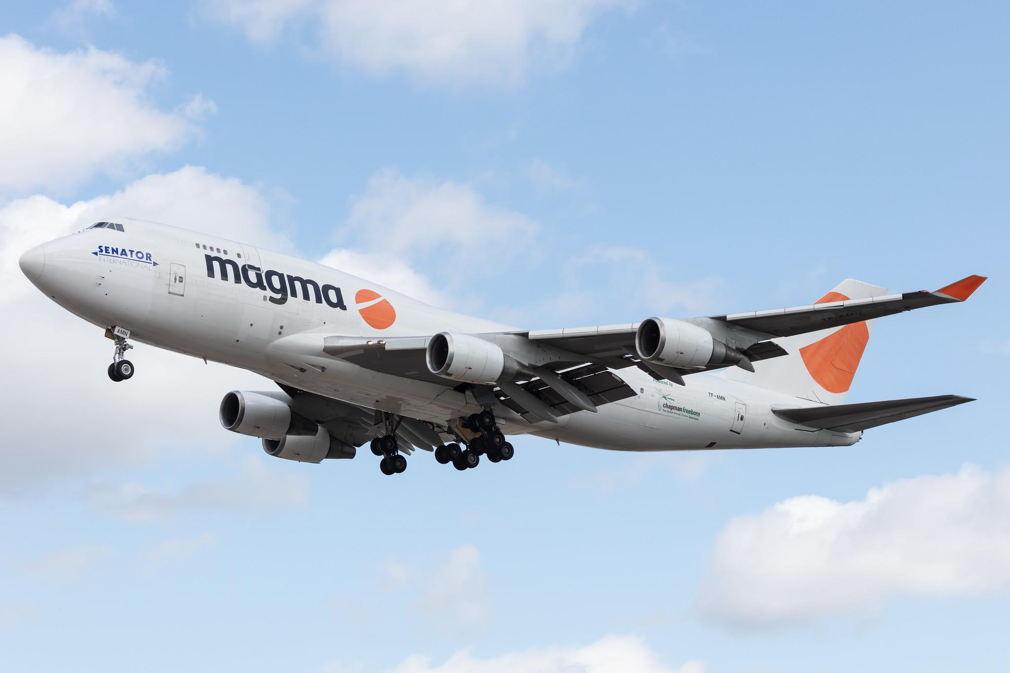 Frankfurt Airport: Magma Aviation (CC / ABD) | Operator: Air Atlanta Icelandic | Boeing 747-4F6(BDSF) B744 | TF-AMN | MSN 27602