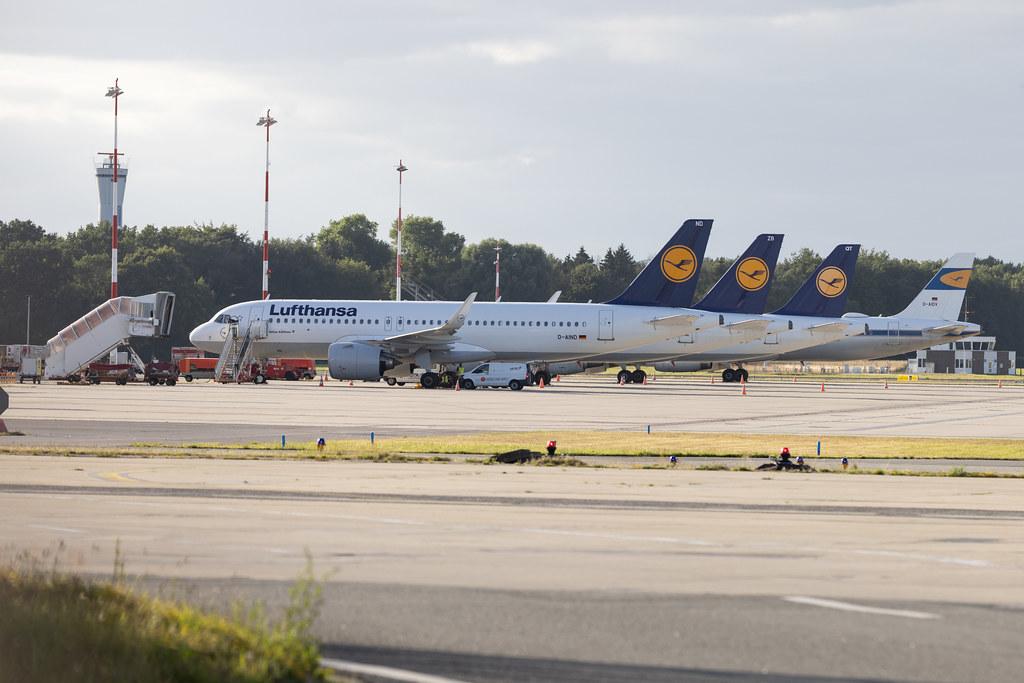 Hamburg Airport: Lufthansa (LH / DLH) | Airbus A320-271N A20N | D-AIND | MSN 7078