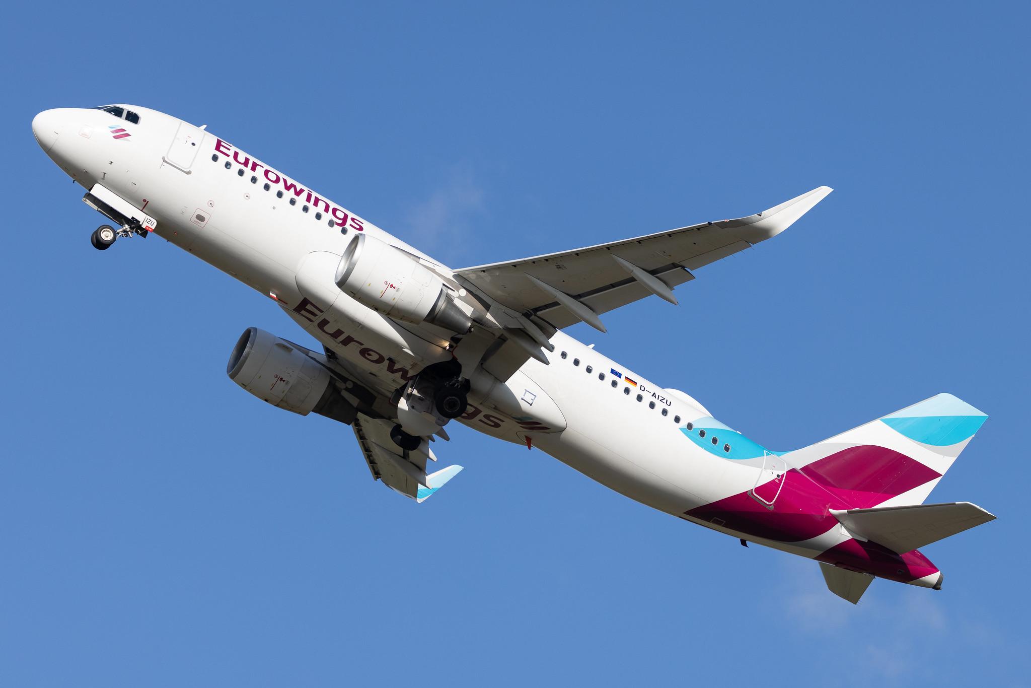 Hamburg Airport: Eurowings (EW / EWG) | Airbus A320-214 A320 | D-AIZU | MSN 5635