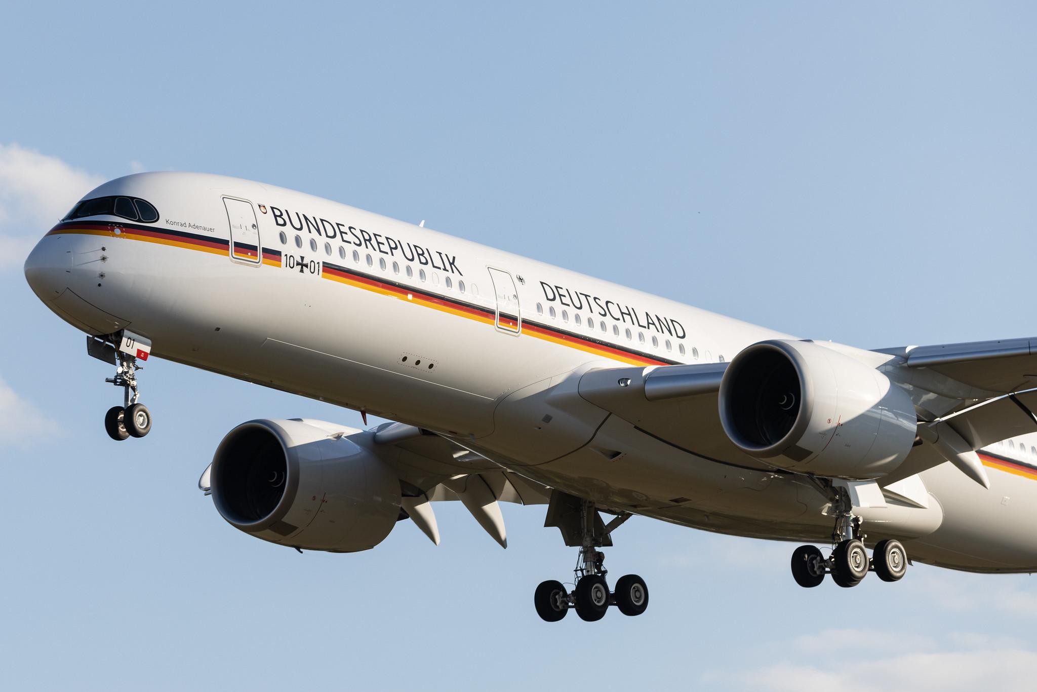 Hamburg Airport: German Air Force (/ GAF) | Airbus A350-941CJ A359 | D-AGVT | MSN 468