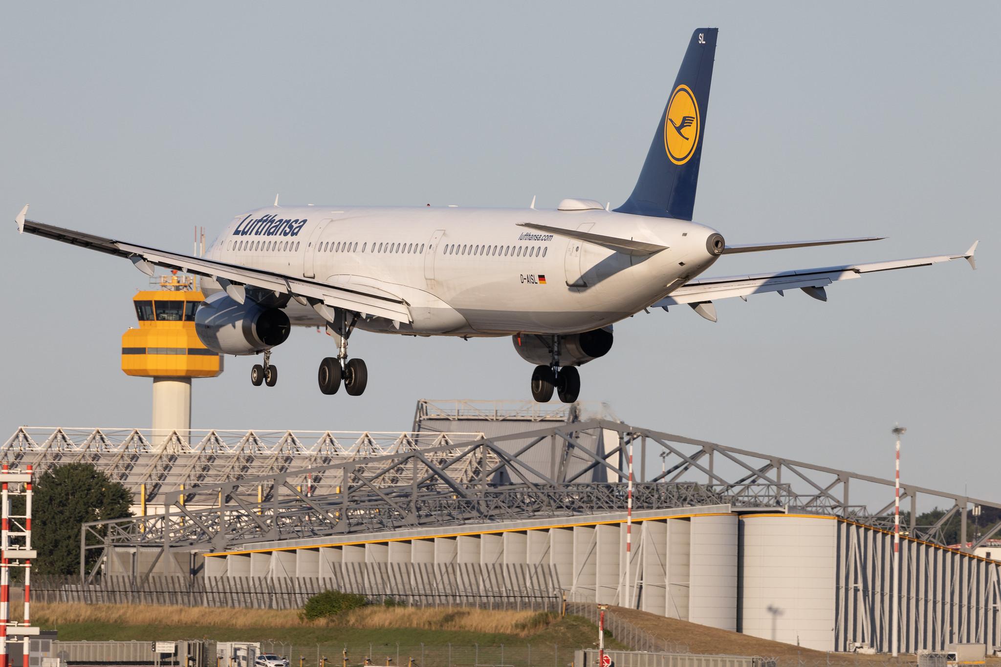 Hamburg Airport: Lufthansa (LH / DLH) | Airbus A321-231 A321 | D-AISL | MSN 3434