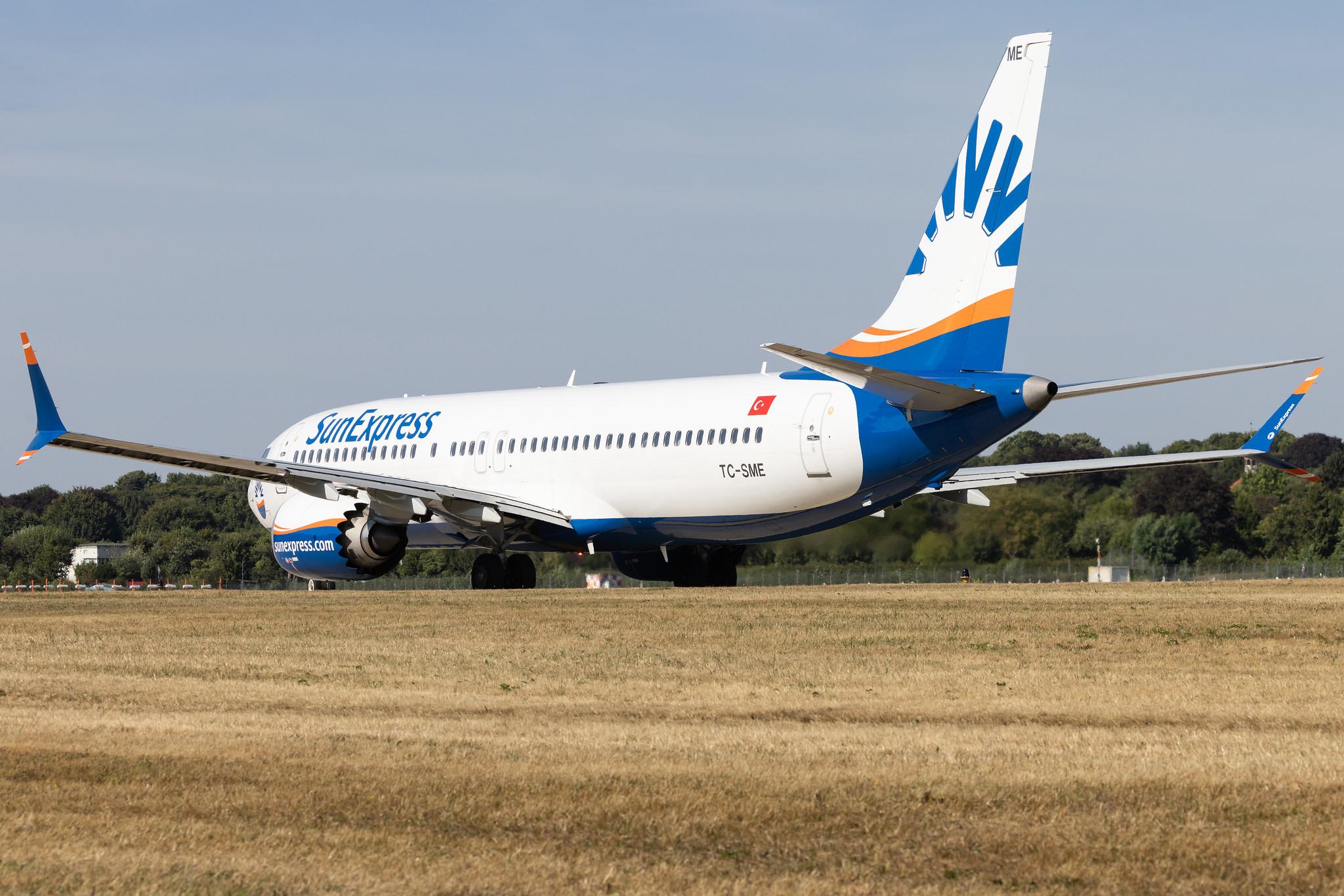 Hamburg Airport: SunExpress (XQ / SXS) | Boeing 737 MAX 8 B38M | TC-SME | MSN 63607