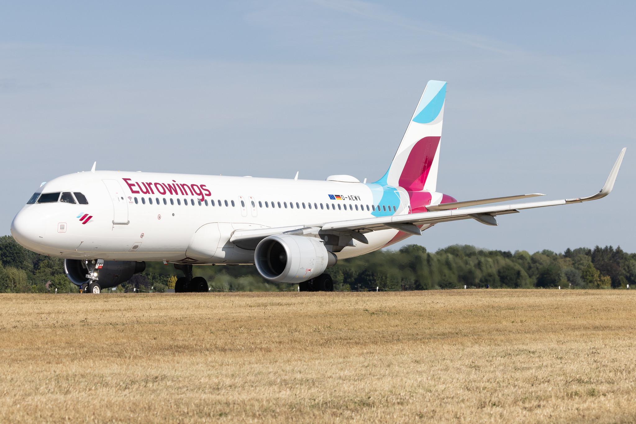 Hamburg Airport: Eurowings (EW / EWG) | Airbus A320-214 A320 | D-AEWV | MSN 7545