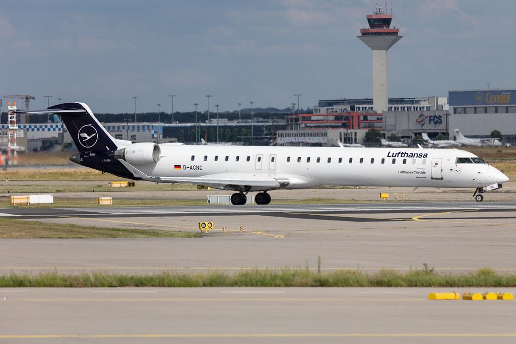 Frankfurt Airport: Lufthansa (LH / DLH) | Operator: Lufthansa CityLine |  Mitsubishi CRJ-900LR CRJ9 | D-ACNC | MSN 15236