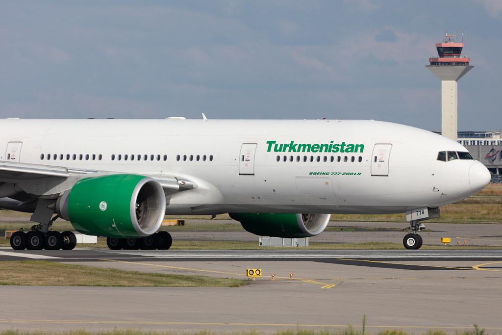 Frankfurt Airport: Turkmenistan Airlines (T5 / TUA) |  Boeing 777-22K(LR) B77L | EZ-A778 | MSN 42296