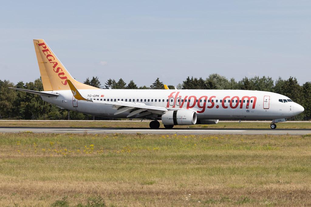 Hamburg Airport: Pegasus (PC / PGT) | Operator: Pegasus Airlines |  Boeing 737-82R B738 | TC-CPK | MSN 40009