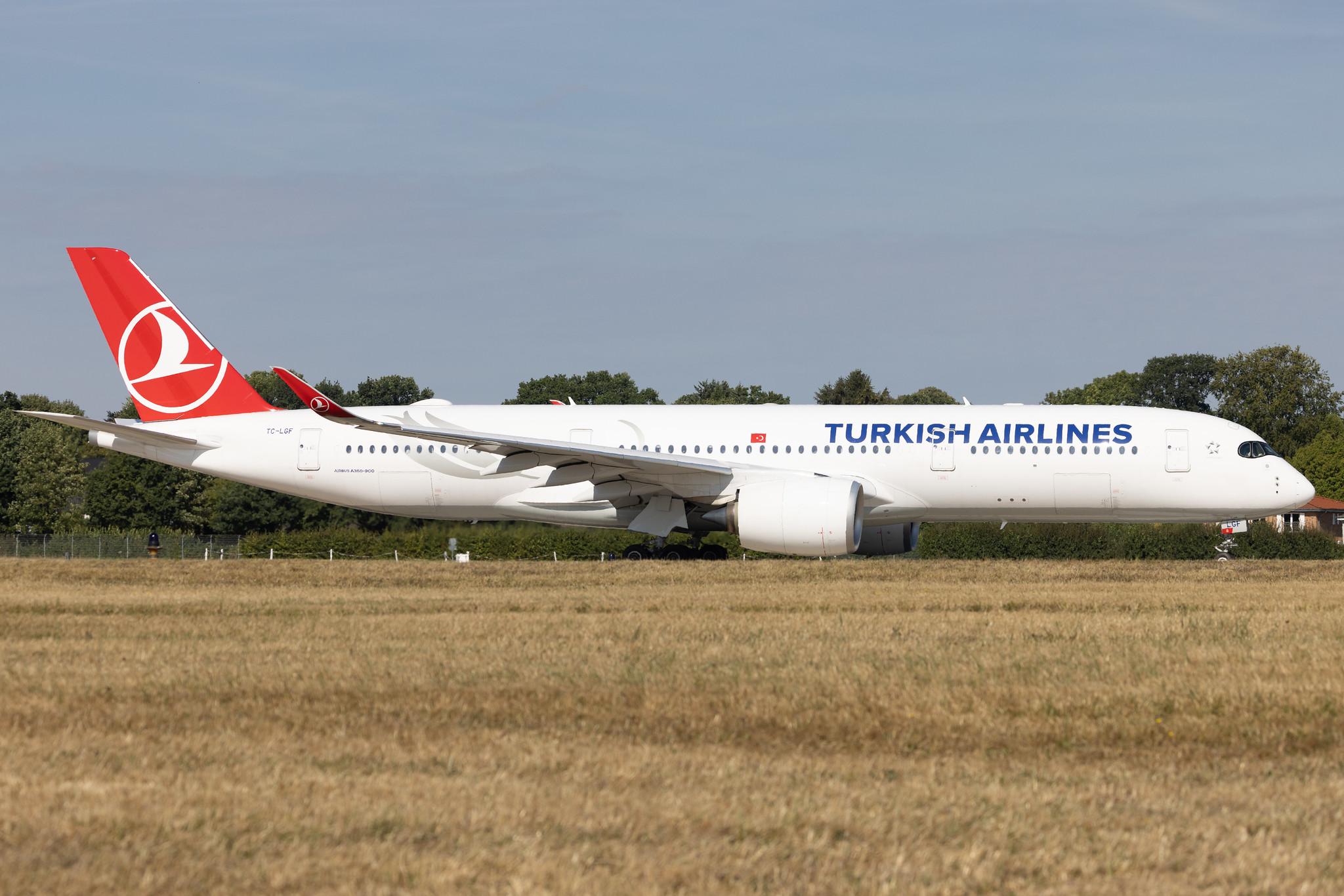 Hamburg Airport: Turkish Airlines (TK / THY) | Airbus A350-941 A359 | TC-LGF | MSN 496