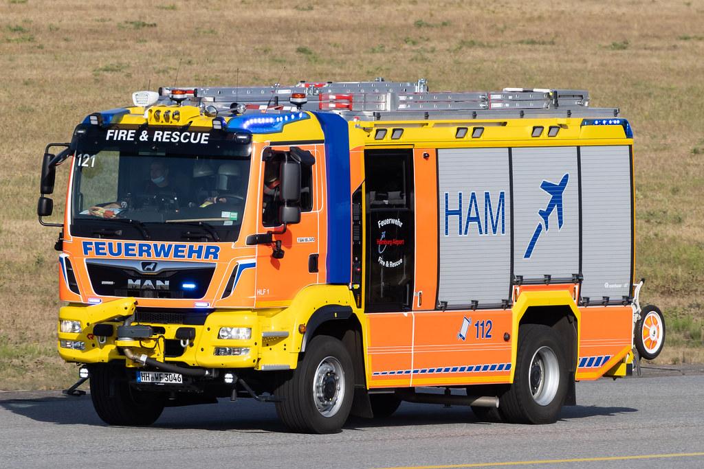 Hamburg Airport: Feuerwehr Hamburg Airport Fire & Rescue HLF 1