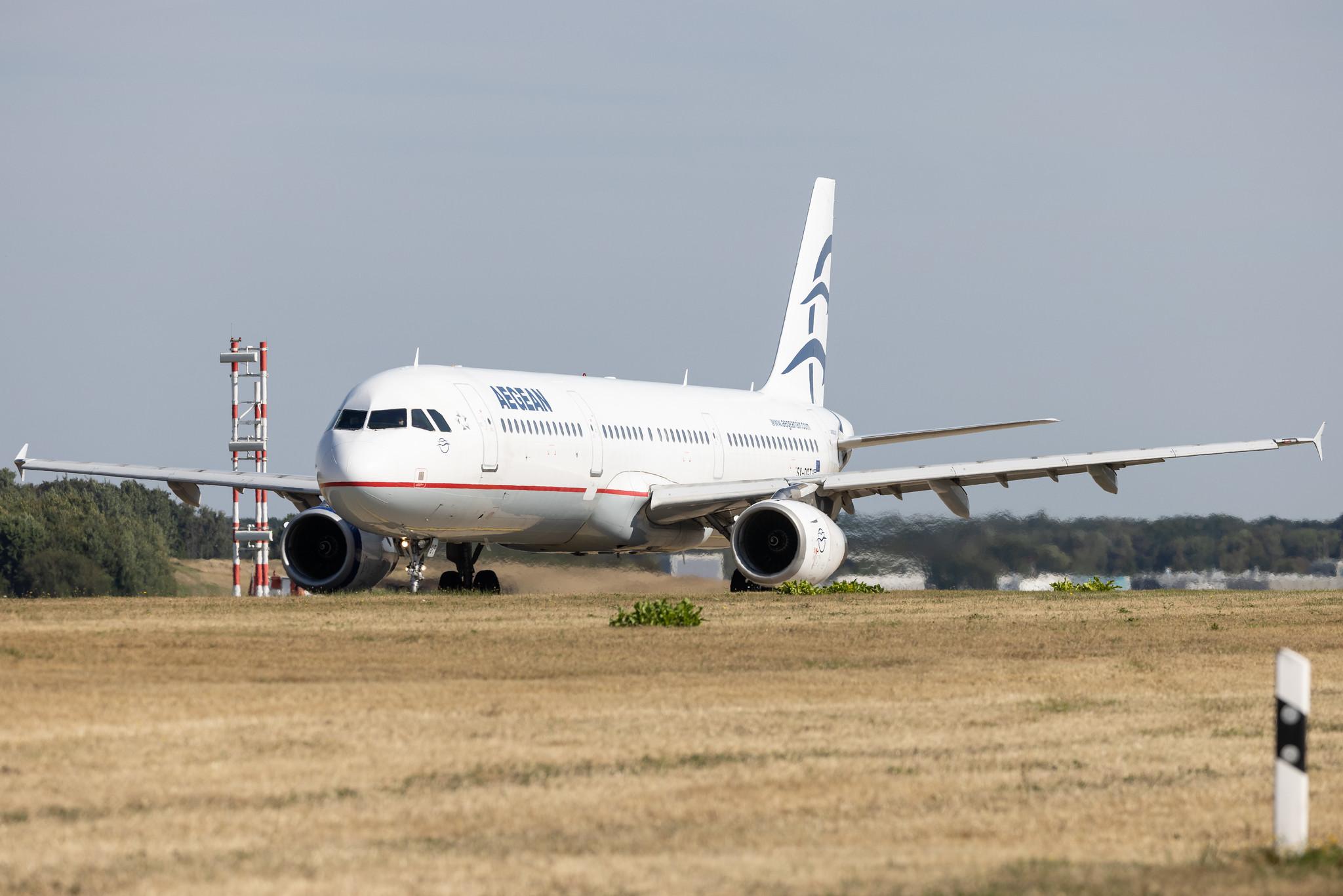 Hamburg Airport: Aegean Airlines (A3 / AEE) |  Airbus A321-231 A321 | SX-DGT | MSN 1433