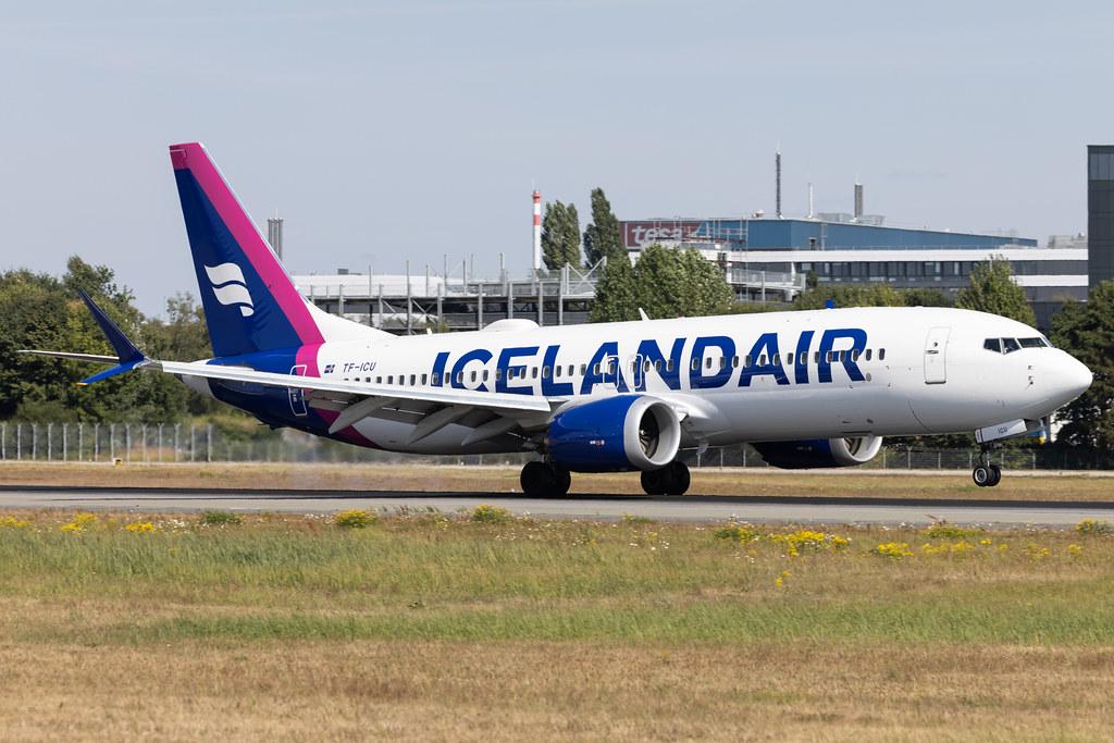 Hamburg Airport: Icelandair (FI / ICE) | Boeing 737 MAX 8 B38M | TF-ICU | MSN 44355