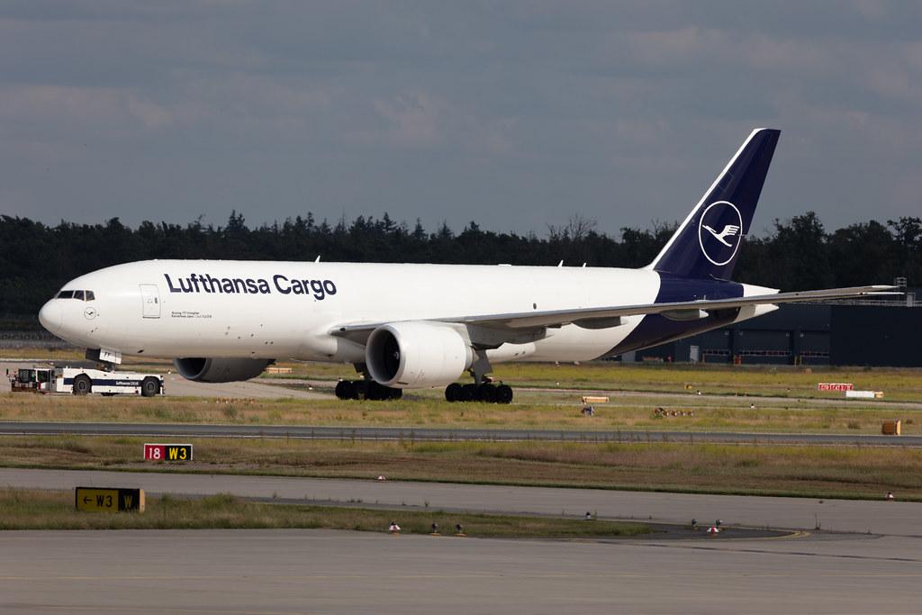 Frankfurt Airport: Lufthansa Cargo (/ GEC) |  Boeing 777-F B77L | D-ALFF | MSN 66089