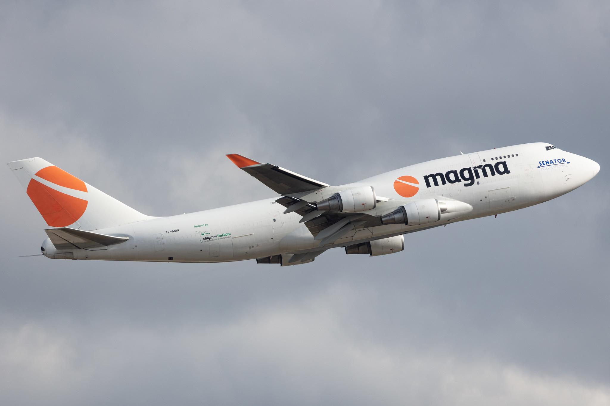 Frankfurt Airport: Magma Aviation (CC / ABD) | Operator: Air Atlanta Icelandic | Boeing 747-4F6(BDSF) B744 | TF-AMN | MSN 27602