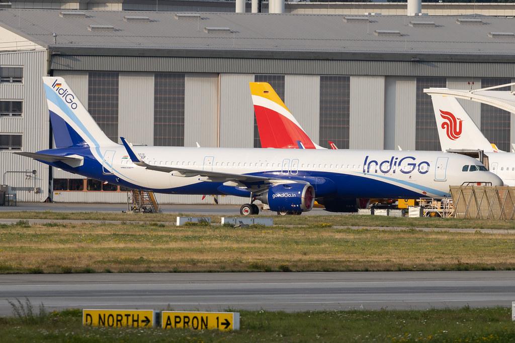 Hamburg Finkenwerder: IndiGo (6E / IGO) | Airbus A321-251NX A21N | D-AXXF | VT- | MSN 11015