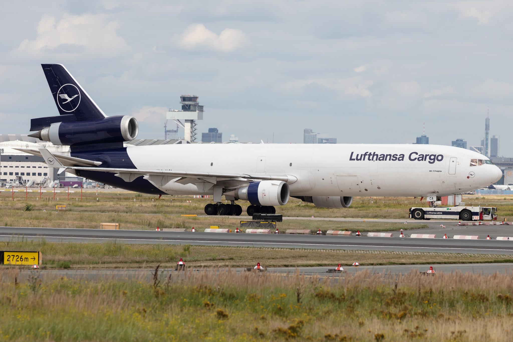 Frankfurt Airport: Lufthansa Cargo (/ GEC) |  McDonnell Douglas MD-11F MD11 | D-ALCA | MSN 48781