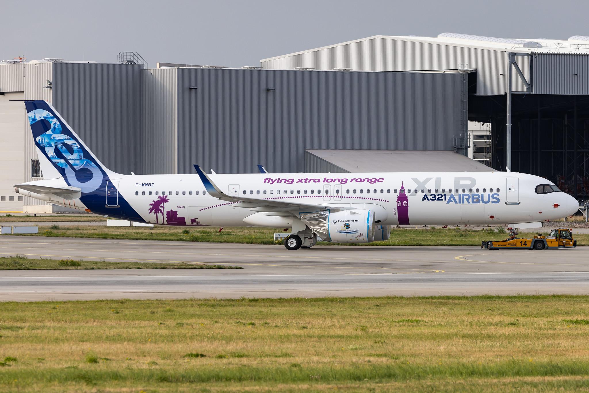 Hamburg Finkenwerder: Airbus (/ AIB) | Airbus A321-271NY A21N | F-WWBZ | MSN 11058 (Second build Airbus A321 XLR)