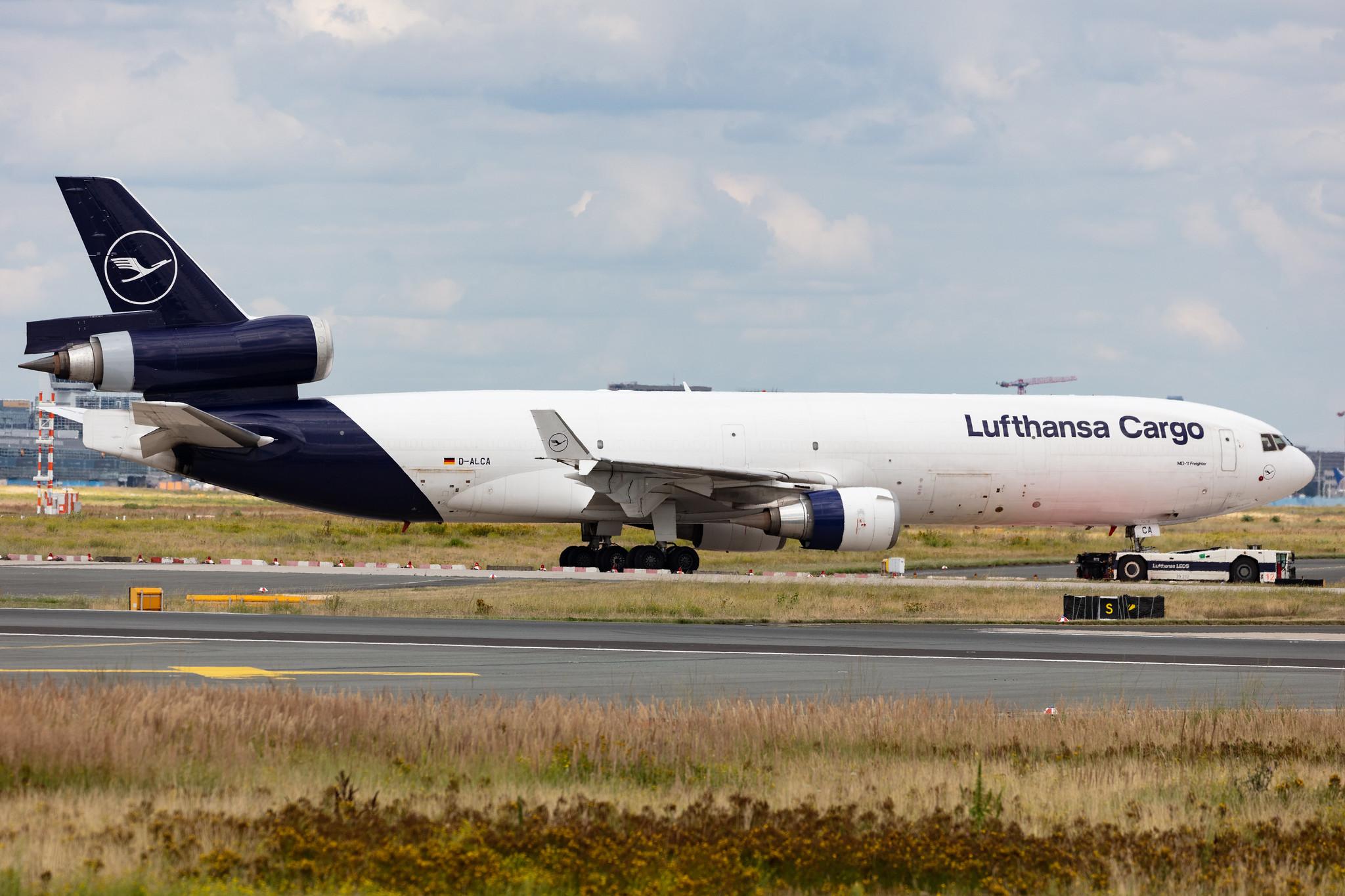 Frankfurt Airport: Lufthansa Cargo (/ GEC) |  McDonnell Douglas MD-11F MD11 | D-ALCA | MSN 48781