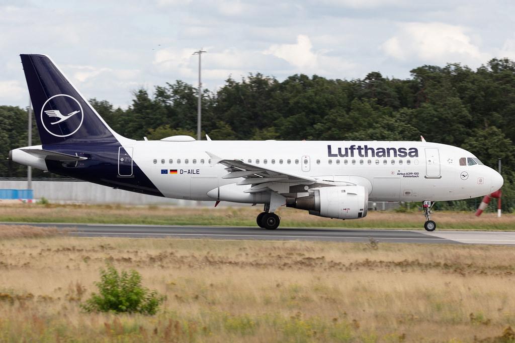 Frankfurt Airport: Lufthansa (LH / DLH) |  Airbus A319-114 A319 | D-AILE | MSN 0627