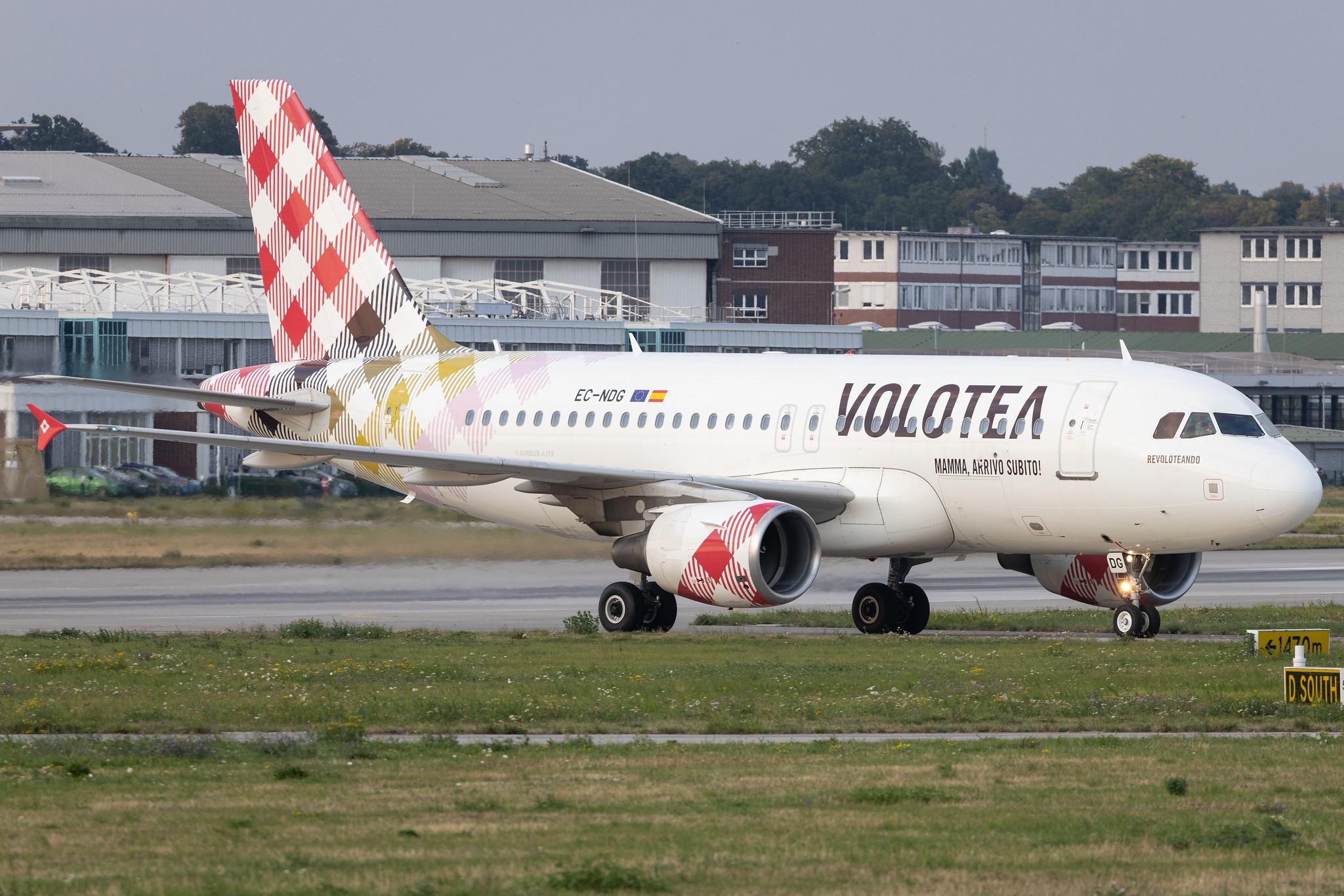 Hamburg Finkenwerder: Volotea (V7 / VOE) | Airbus A319-112 A319 | EC-NDG | MSN 03364