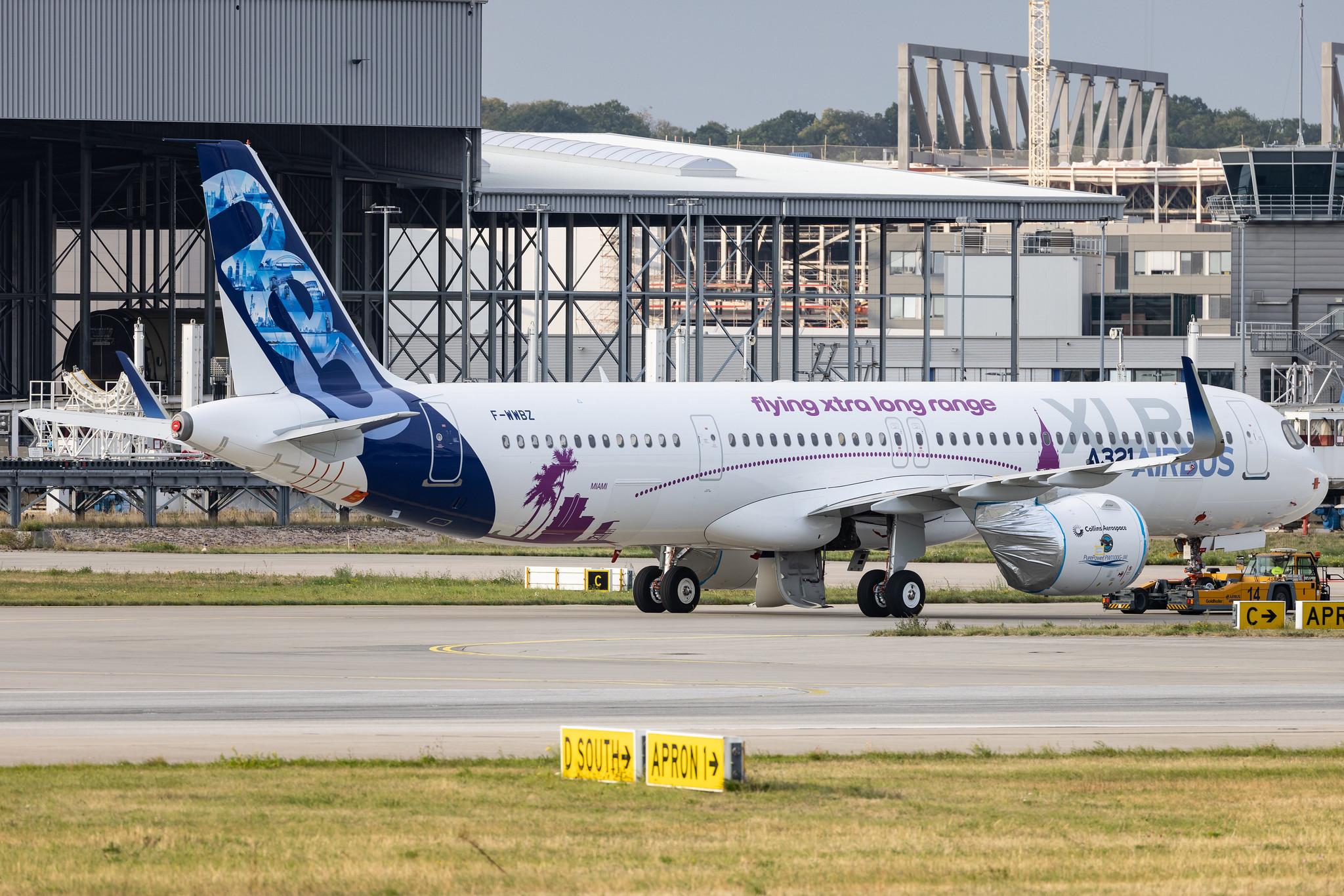 Hamburg Finkenwerder: Airbus (/ AIB) | Airbus A321-271NY A21N | F-WWBZ | MSN 11058 (Second build Airbus A321 XLR)