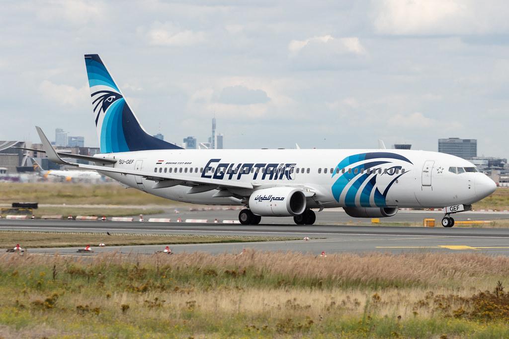Frankfurt Airport: Egyptair (MS / MSR) | Operator: EgyptAir |  Boeing 737-866 B738 | SU-GEF | MSN 63692