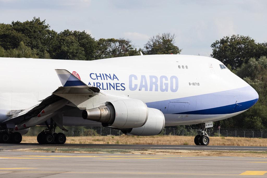 Luxembourg Findel Airport: China Airlines Cargo (CI / CAL) | Operator: China Airlines |  Boeing 747-409(F) B744 | B-18719 | MSN 33739