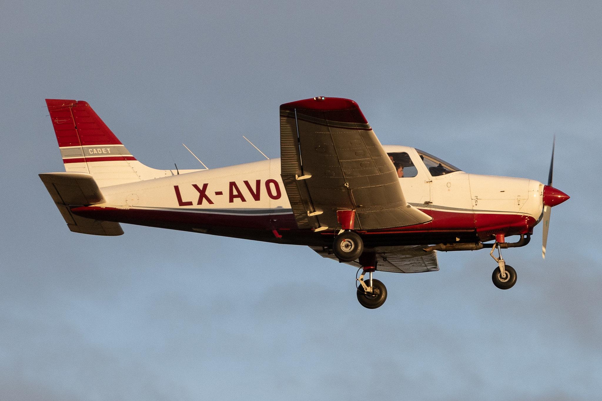 Luxembourg Findel Airport: Private owner | Piper PA-28 161 Cadet P28A | LX-AVO | MSN 2841346