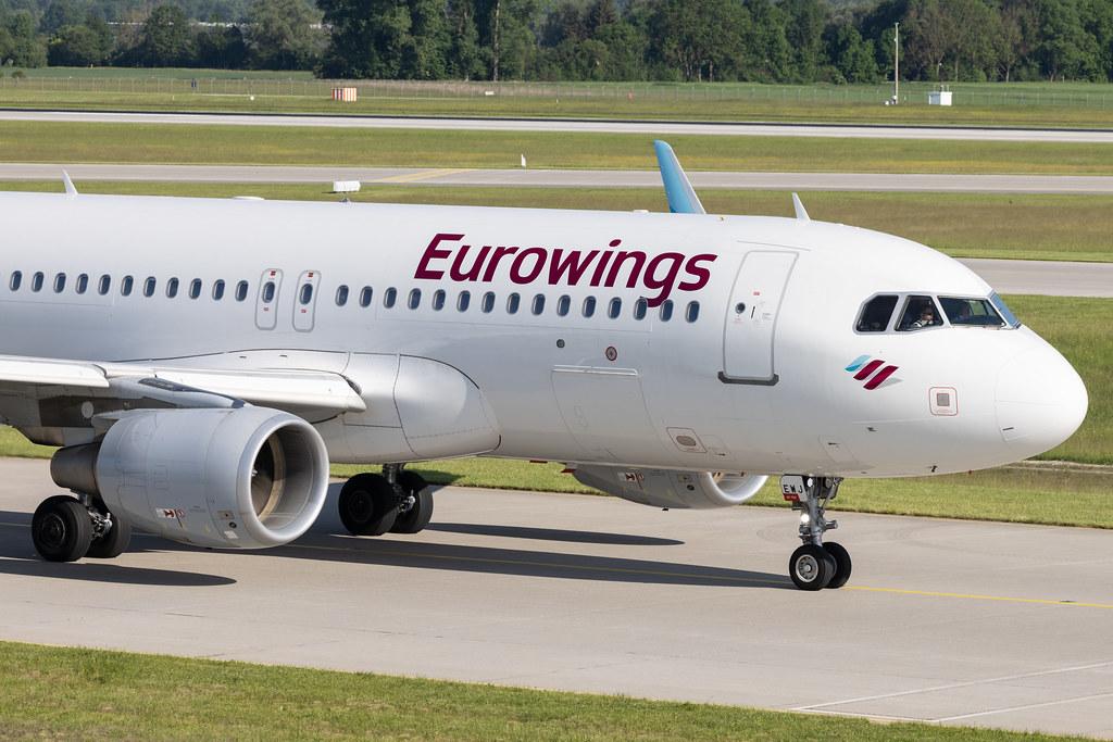 Munich Airport: Eurowings (EW / EWG) | Airbus A320-214 A320 | D-AEWJ | MSN 7216