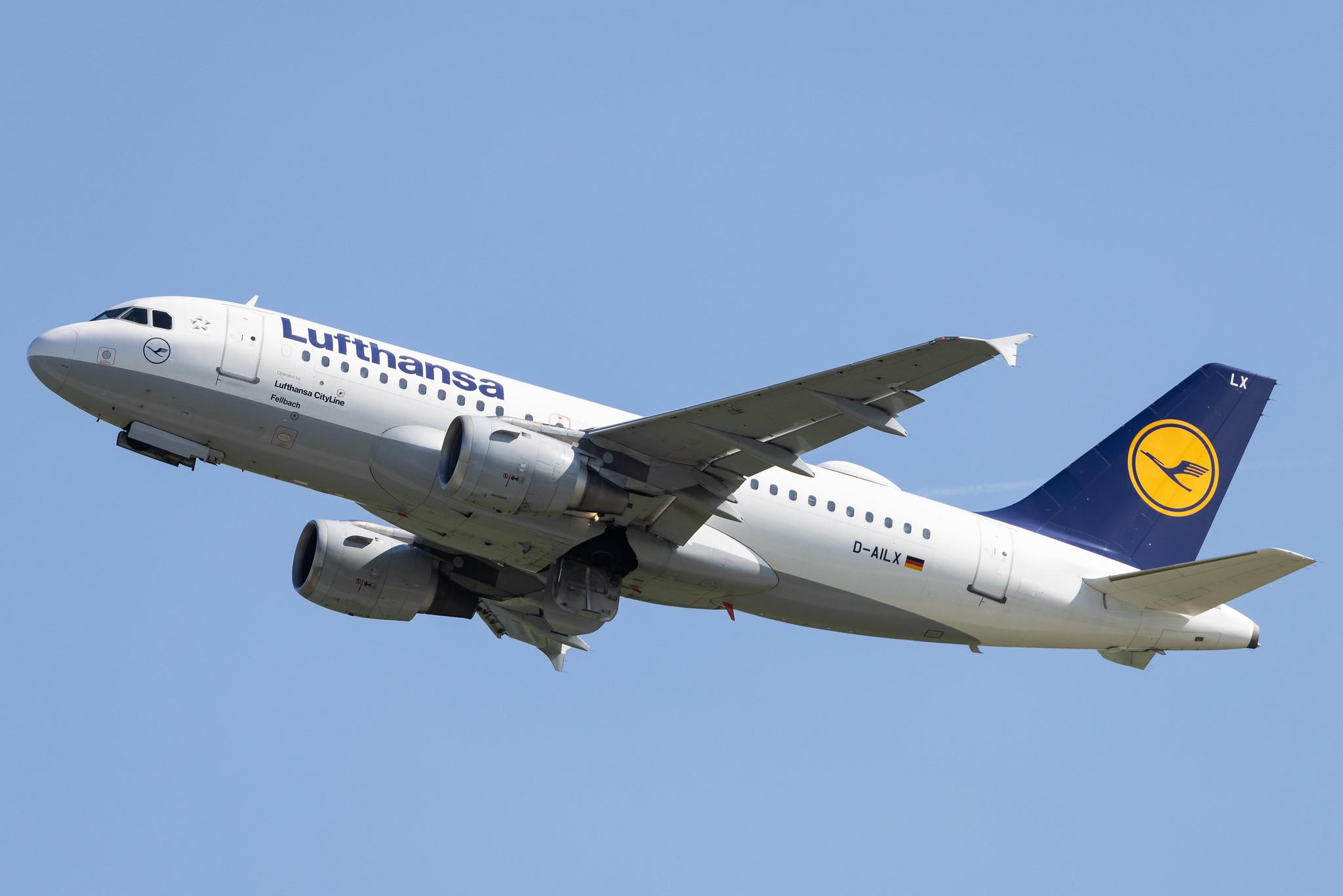 Munich Airport: Lufthansa (LH / DLH) | Operator: Lufthansa CityLine | Airbus A319-114 A319 | D-AILX | MSN 0860