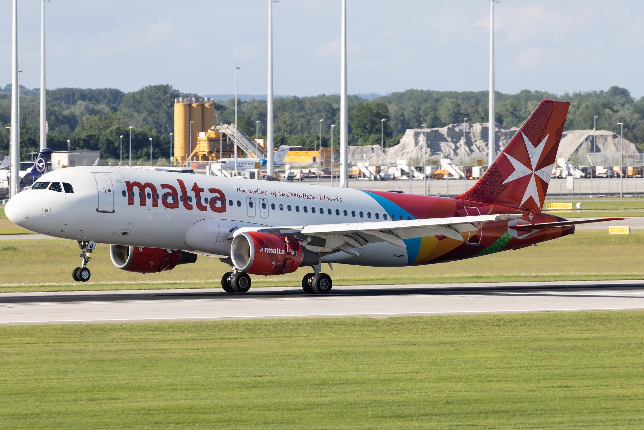 Munich Airport: Air Malta (KM / AMC) | Airbus A320-214 A320 | 9H-AEQ | MSN 3068