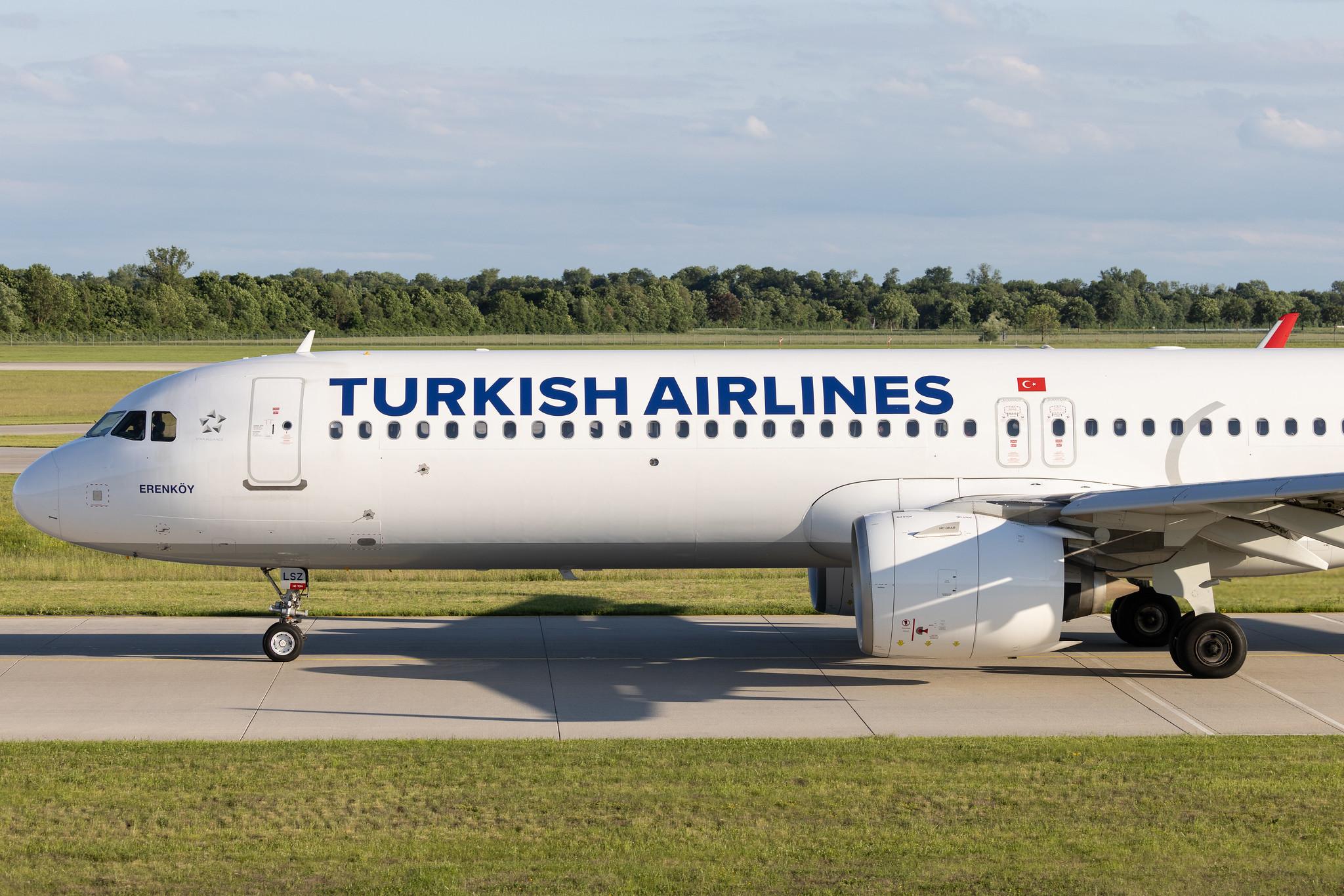 Munich Airport: Turkish Airlines (TK / THY) | Airbus A321-271NX A21N | TC-LSZ | MSN 09452