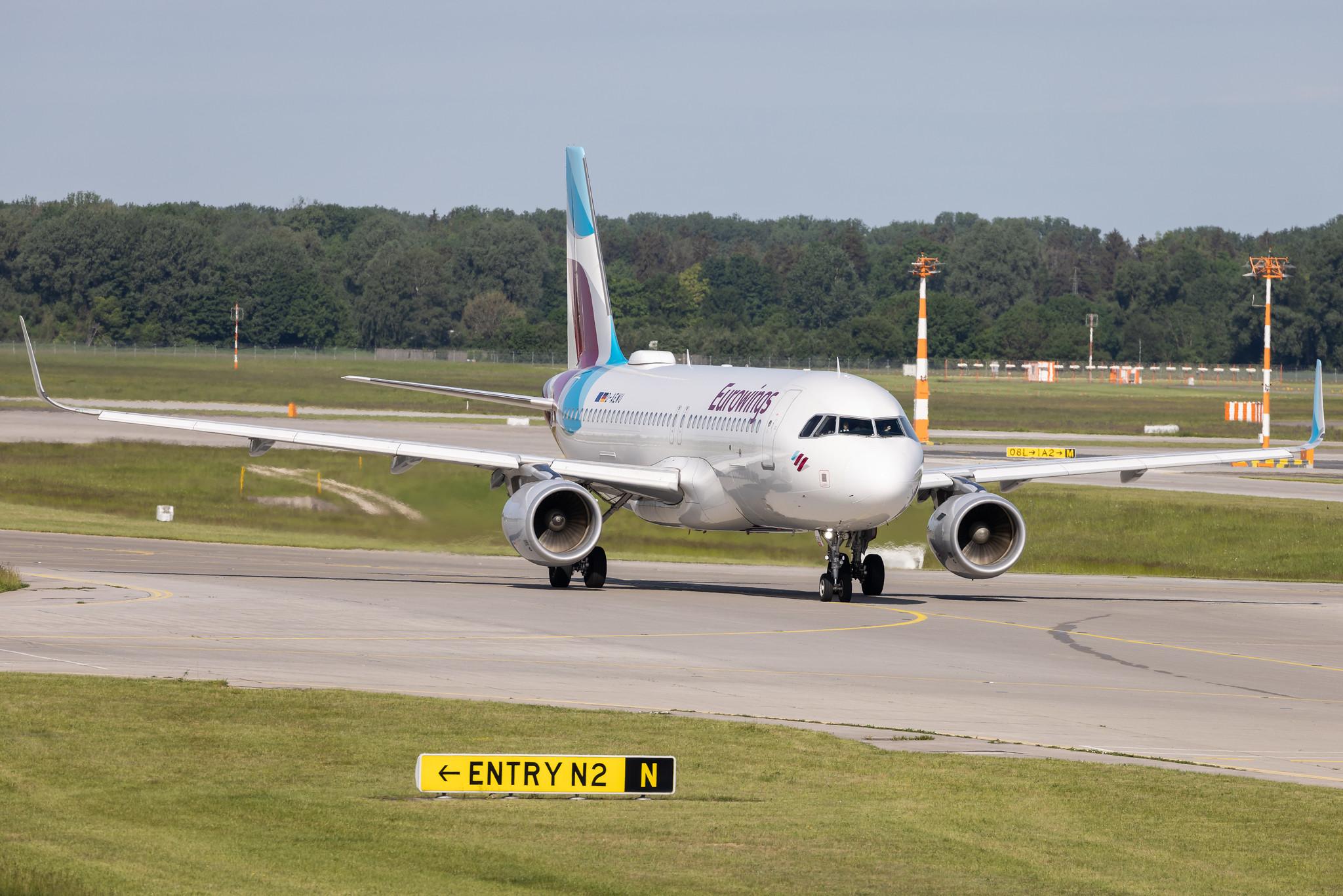 Munich Airport: Eurowings (EW / EWG) | Airbus A320-214 A320 | D-AEWU | MSN 7513