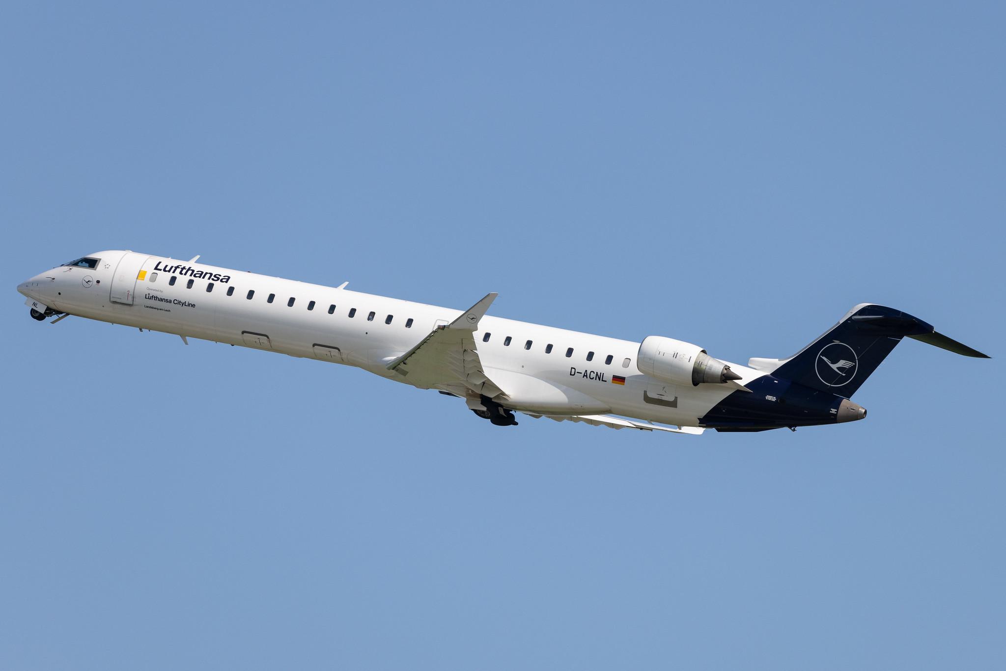 Munich Airport: Lufthansa (LH / DLH) | Operator: Lufthansa CityLine | Mitsubishi CRJ-900LR CRJ9 | D-ACNL | MSN 15252