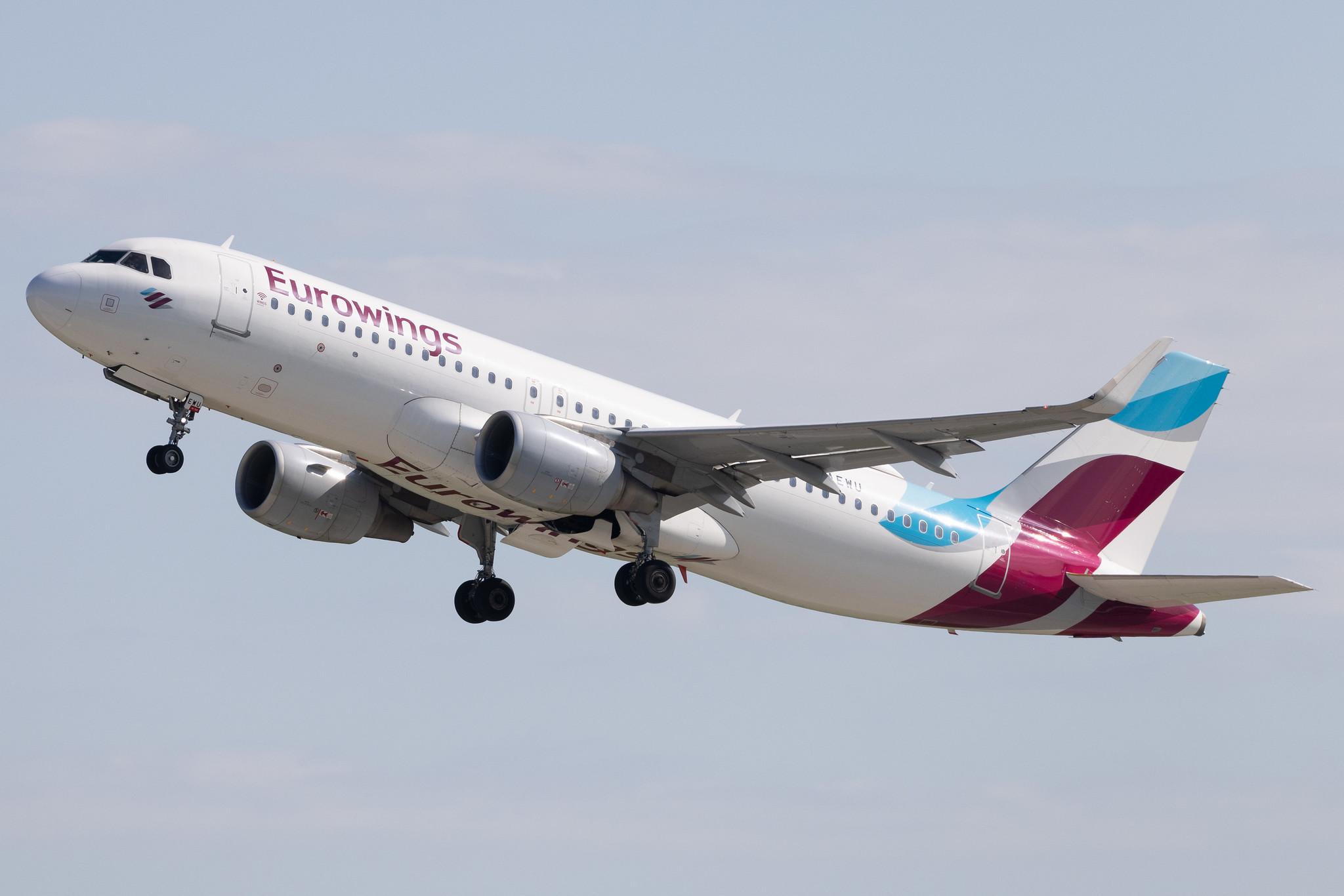 Munich Airport: Eurowings (EW / EWG) | Airbus A320-214 A320 | D-AEWU | MSN 7513