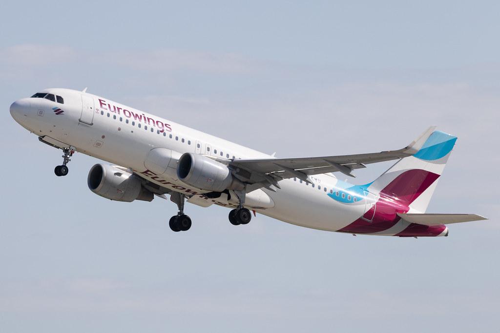 Munich Airport: Eurowings (EW / EWG) | Airbus A320-214 A320 | D-AEWU | MSN 7513