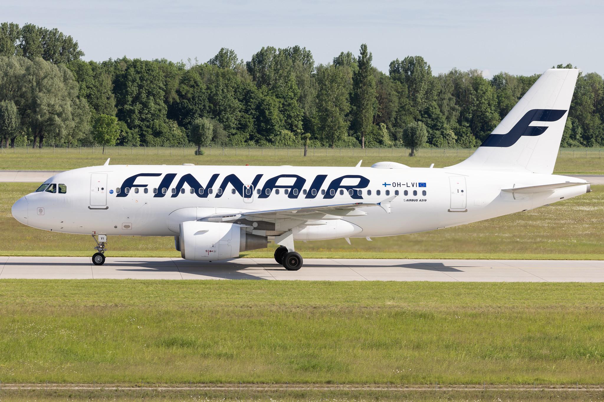 Munich Airport: Finnair (AY / FIN) | Airbus A319-112 A319 | OH-LVI | MSN 1364