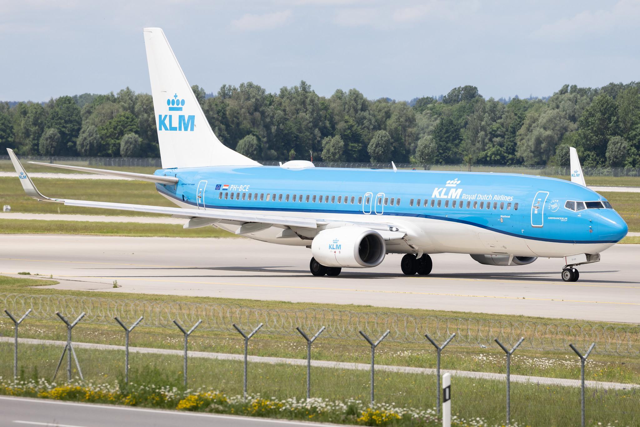 Munich Airport: KLM (KL / KLM) | Boeing 737-8K2 B738 | PH-BCE | MSN 42151