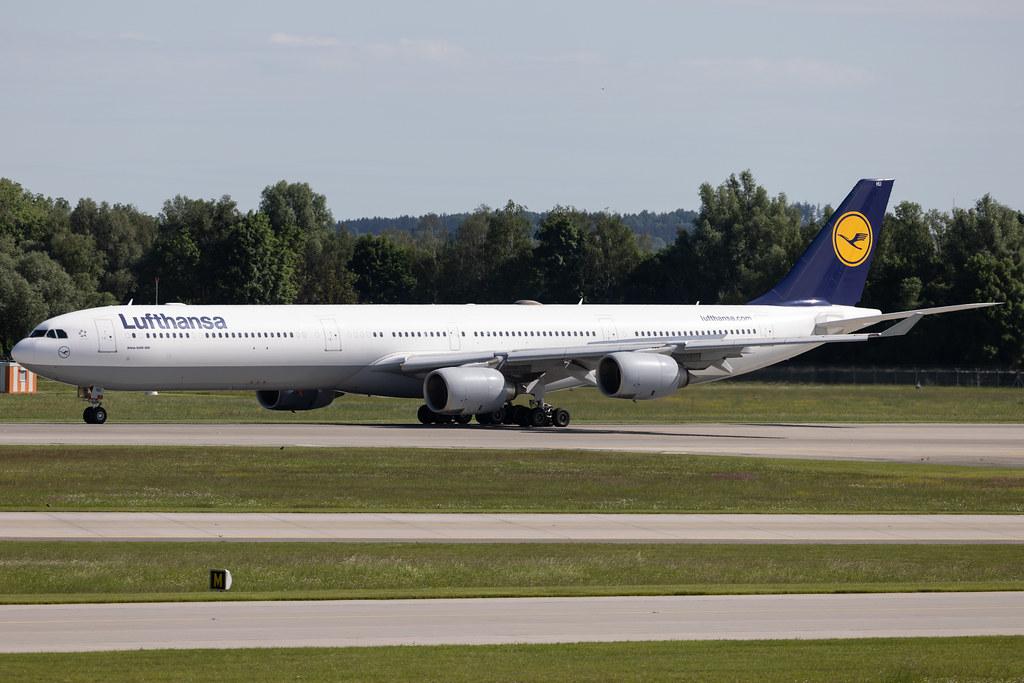 Munich Airport: Lufthansa (LH / DLH) | Airbus A340-642 A346 | D-AIHU | MSN 0848