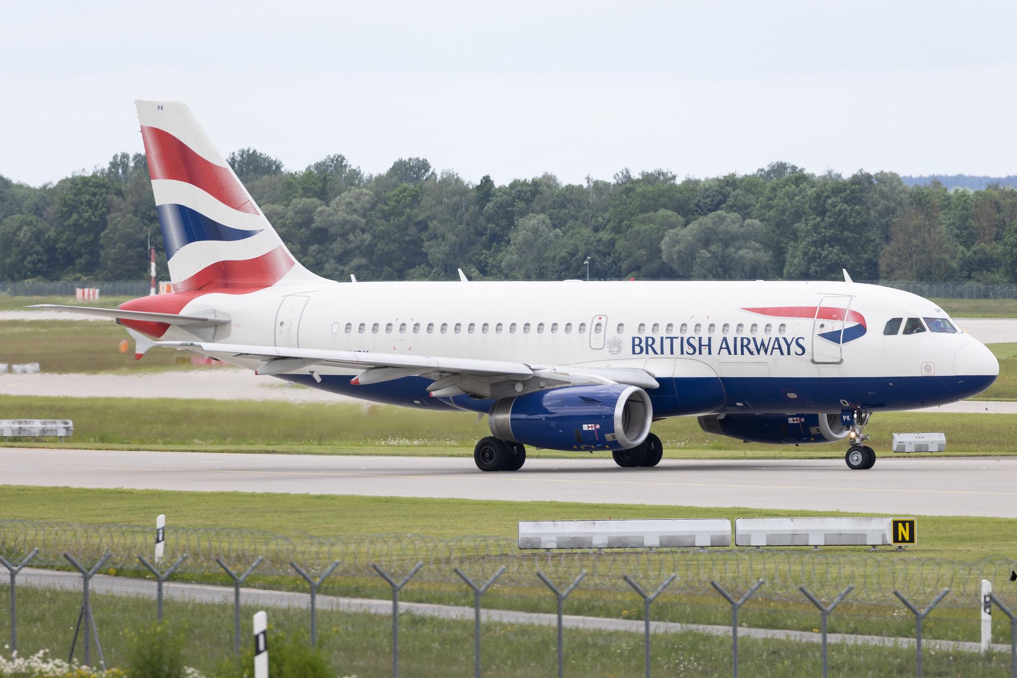 Munich Airport: British Airways (BA / BAW) | Airbus A319-131 A319 | G-EUPK | MSN 1236