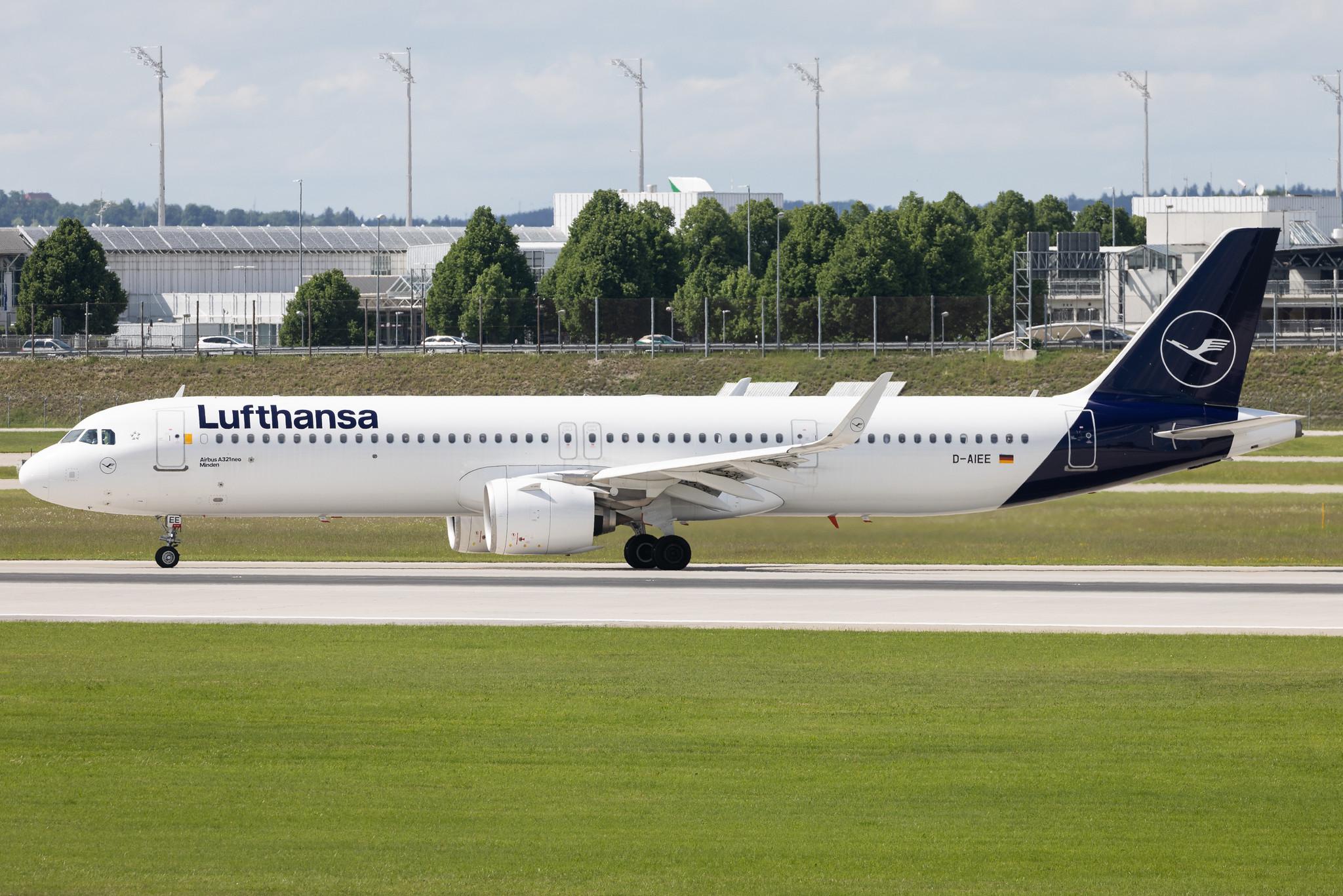 Munich Airport: Lufthansa (LH / DLH) | Airbus A321-271NX A21N | D-AIEE | MSN 9046