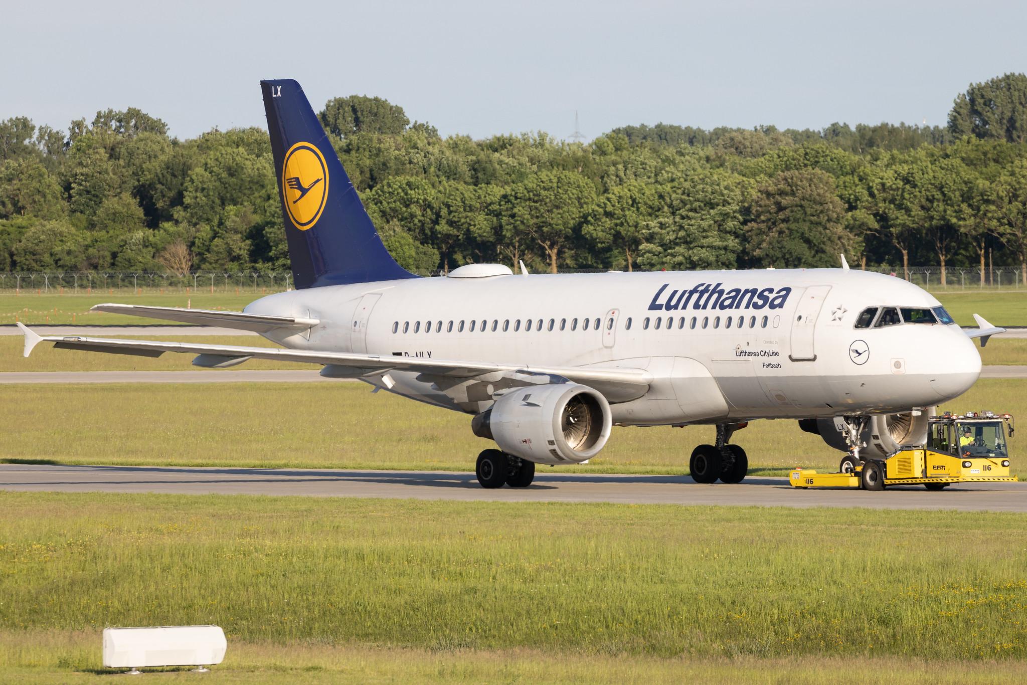 Munich Airport: Lufthansa (LH / DLH) | Operator: Lufthansa CityLine | Airbus A319-114 A319 | D-AILX | MSN 0860