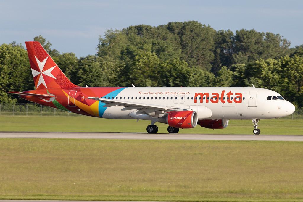 Munich Airport: Air Malta (KM / AMC) | Airbus A320-214 A320 | 9H-AEQ | MSN 3068