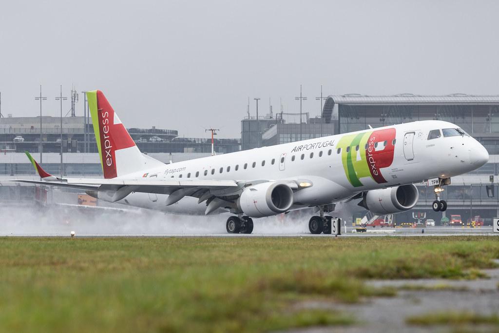 Hamburg Airport: TAP Express (TP / TAP) | Operator: Portugalia Airlines | Embraer E190LR E190 | CS-TPW | MSN 19000550