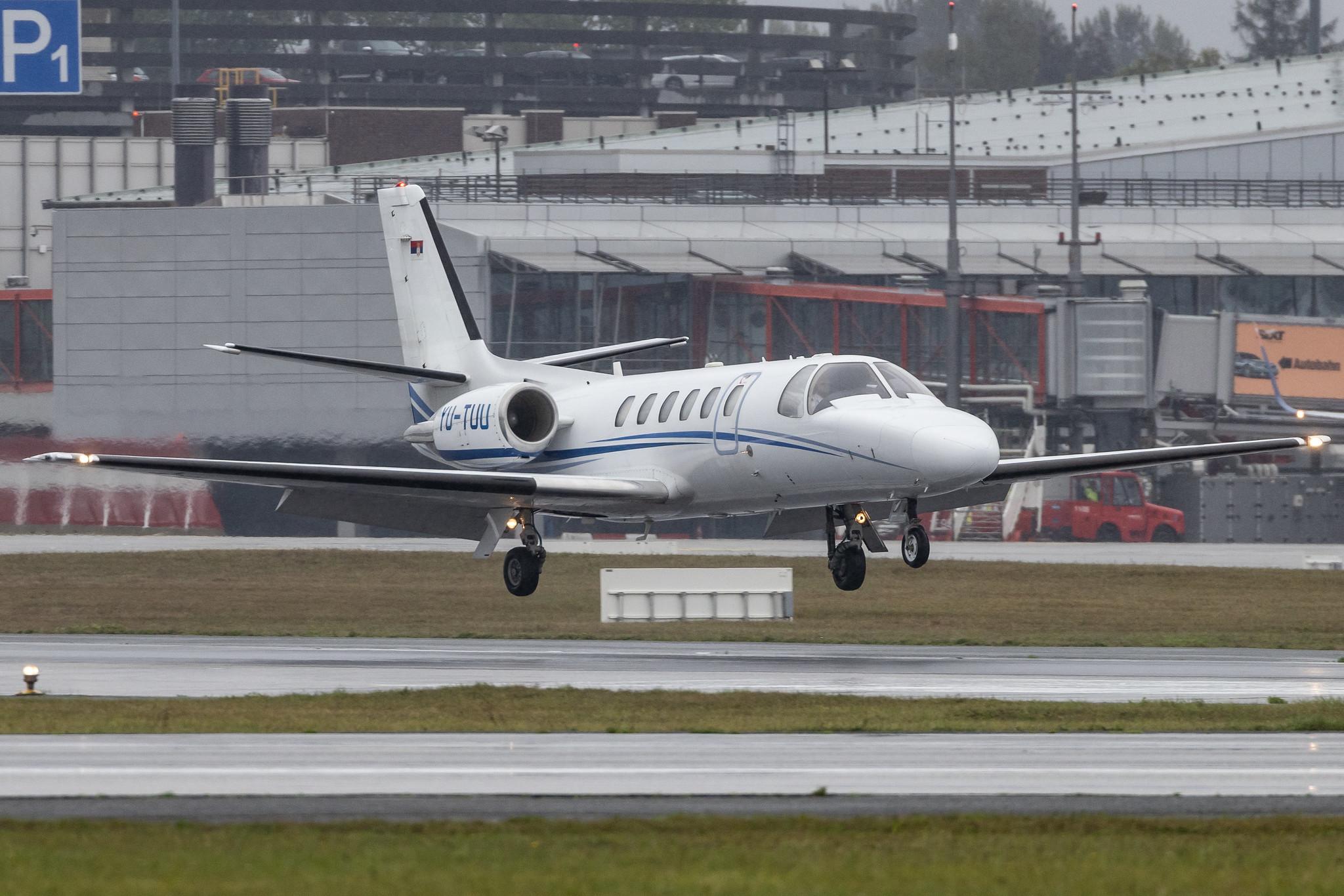 Hamburg Airport: AirPink (/ PNK) | Cessna 550B Citation Bravo C55B | YU-TUU | MSN 550-1136